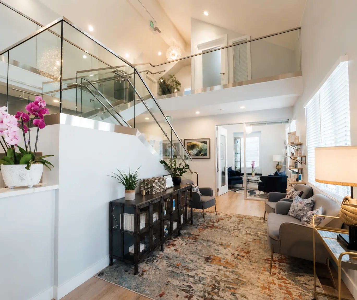 The calm, modern, light-filled interior of Luminance